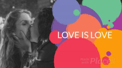 Facebook Cover Video Template for an LGBT-Ally Page