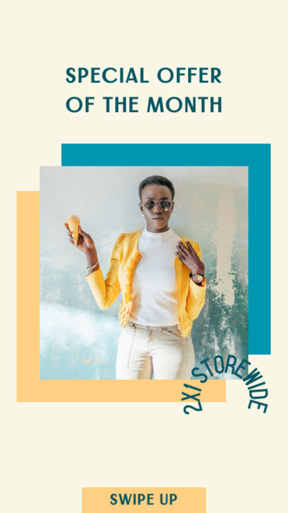 Minimalist Instagram Story Generator for a Special Sale