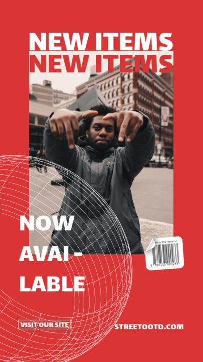 Bold Instagram Story Generator for a Streetwear New Collection