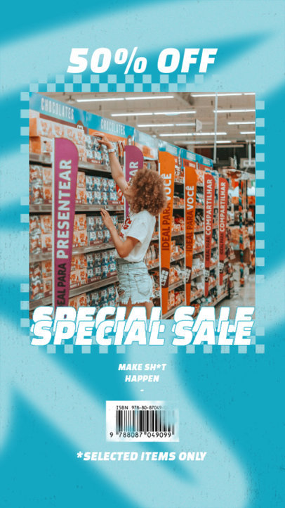 Bold Instagram Story Design Maker for a Fashion Clearance 