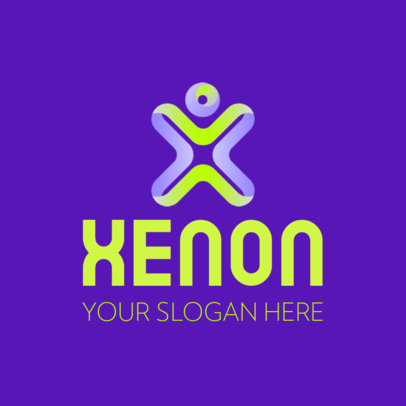 Logo Maker with the Abstract Illustration of a Person