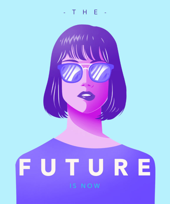 Placeit - Quote T-Shirt Design Generator with a Portrait of a Woman