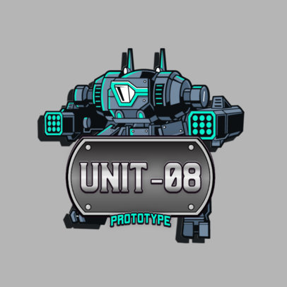 Gaming Logo Maker Featuring Titanfall-Inspired Graphics 