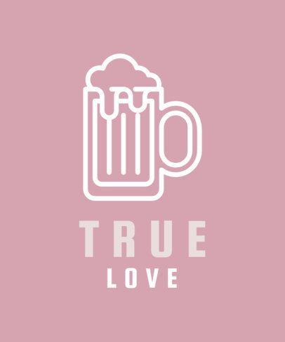 T-Shirt Design T-Shirt Design Template for Beer Lovers for Beer Lovers