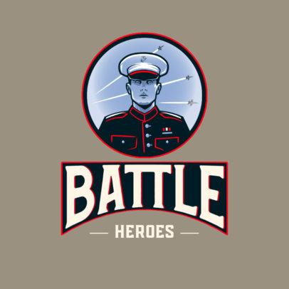 Gaming Logo Maker Featuring Veteran Military Graphics