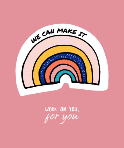 T-Shirt Design Maker Featuring Self-Love Graphics and Quotes