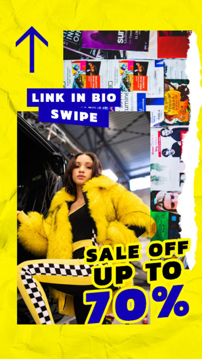 Instagram Story Maker with Paper Scrap Textures