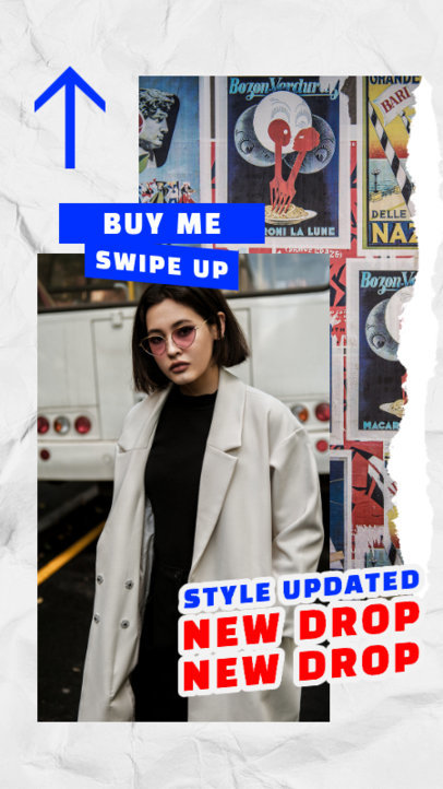 Instagram Story Creator Featuring Scrap Textures