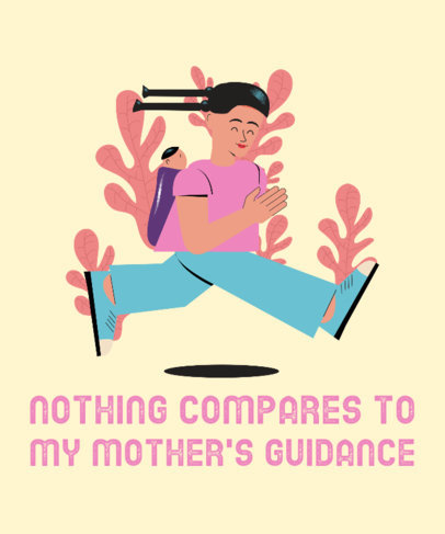 T-Shirt Design Creator with a Loving Mother's Day Quote