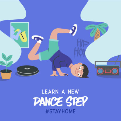 Instagram Post Maker with a Dance Activity for Quarantine 