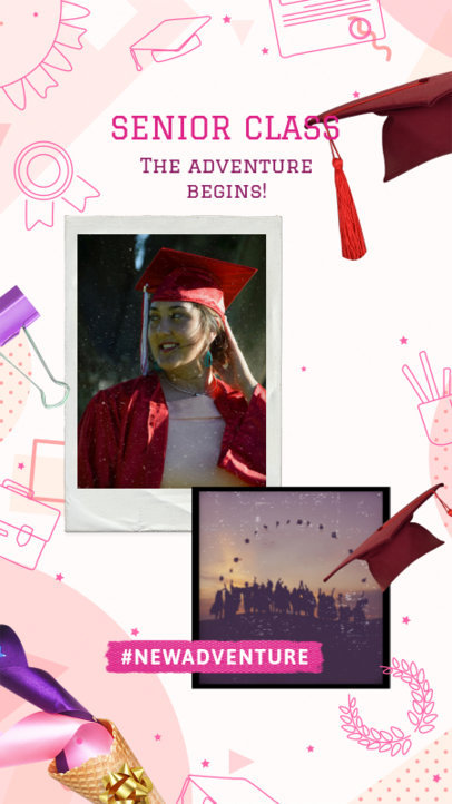 Instagram Story Maker for a Senior Class 2430w