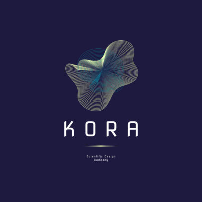 Logo Generator with Abstract Thin Lines 3113b