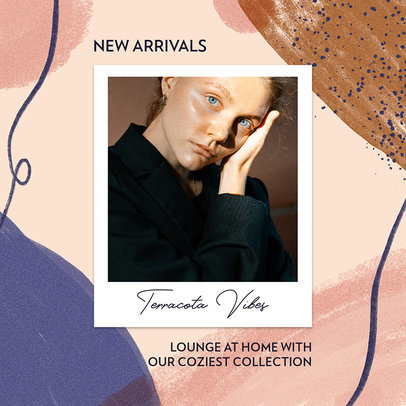 Trendy Instagram Post Generator Featuring Instant-Picture Frames