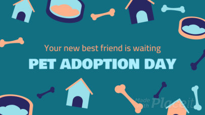 Intro Maker for a Pet Adoption Featuring Animated Features 1790