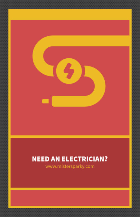 Minimalist Flyer Maker for Electricians 