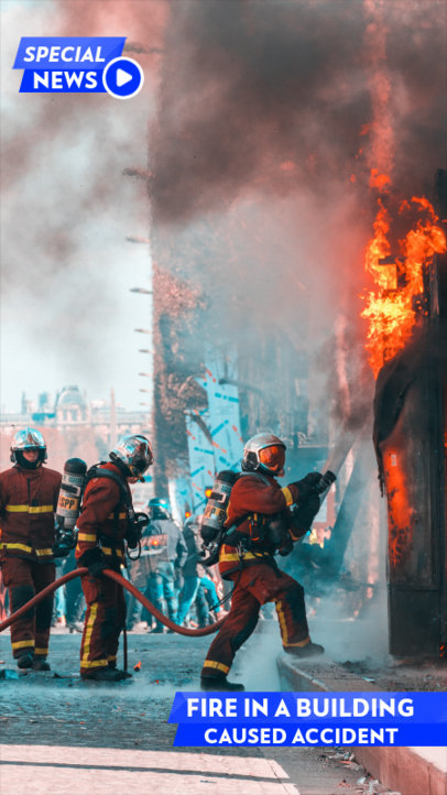 Instagram Story Design Template for Breaking News Posts