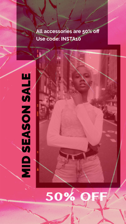 Instagram Story Generator For a Streetwear Brand Season Sale