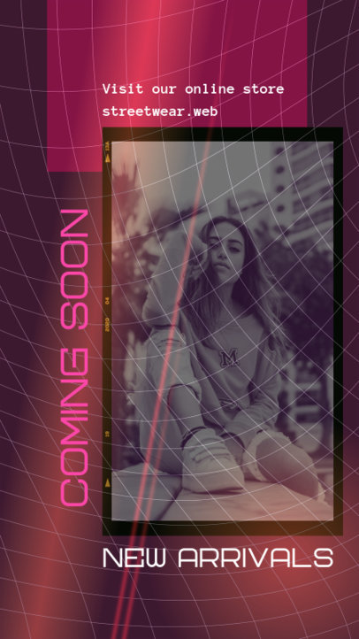 Instagram Story Generator with a Glowing Background