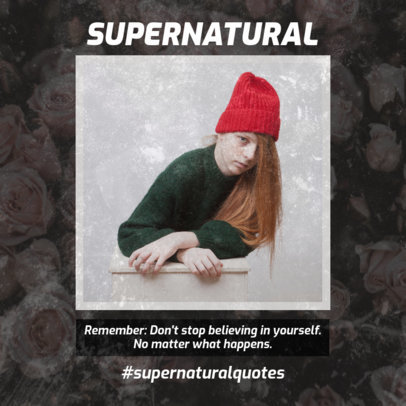 Facebook Post Template Featuring Analogue-Textured Backgrounds