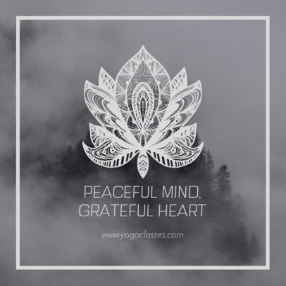 Instagram Post Creator Featuring a Wellness Quote