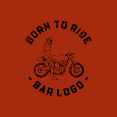 Logo Creator for a Bikers Bar with a Vintage Design