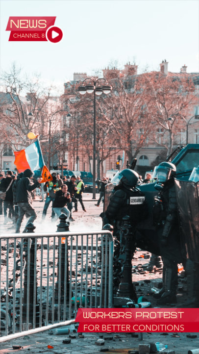 Instagram Story Maker for a News-Related Blog