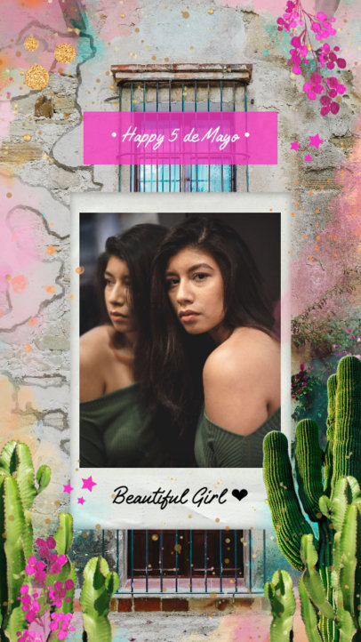Instagram Story Generator with a 5 de Mayo Frame