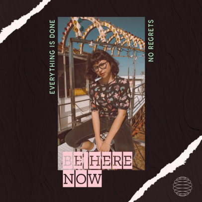 Cool Instagram Post Maker with Bold Texts and Textures