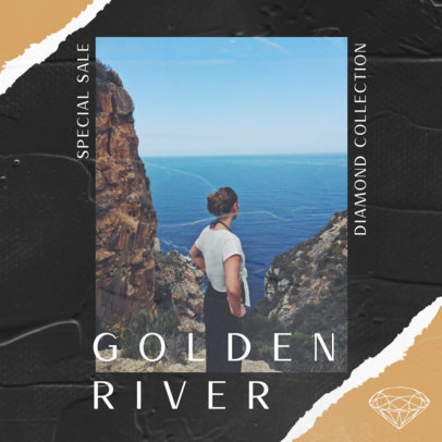 Vintage-Looking Instagram Post Creator for a Special Sale