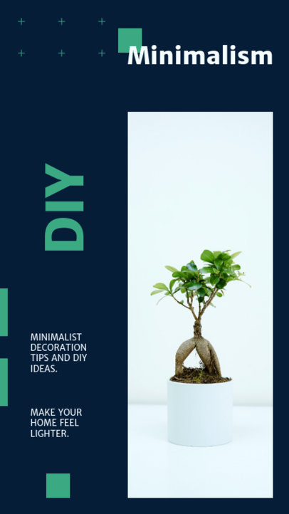 Instagram Story Creator with DIY Plant Decorations