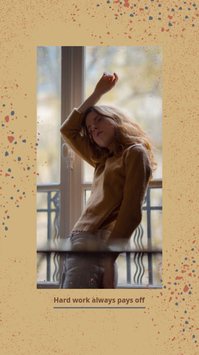 Instagram Story Maker with Colorful Splatters