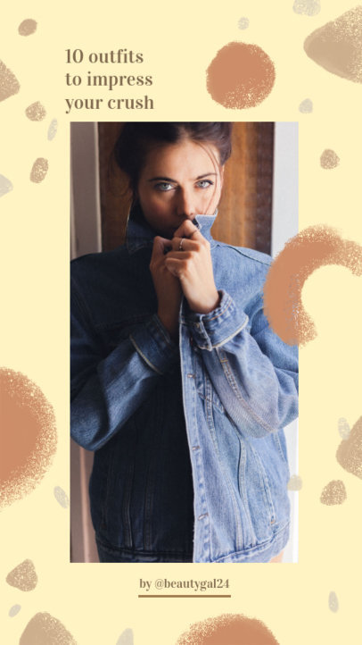 Instagram Story Generator with Textured Airbrush Graphics