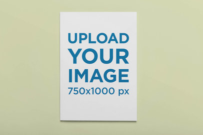 Minimalistic Mockup of a Coloring Book on a Customizable Backdrop 33391