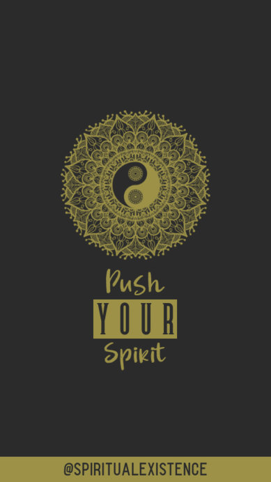 Instagram Story Generator with a Mandala and a Motivational Quote