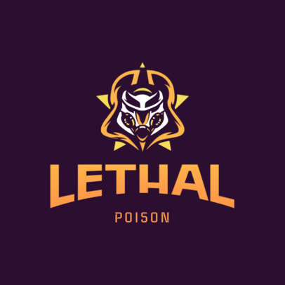 Logo Template for a Gaming Squad Featuring an Animal-Masked Character