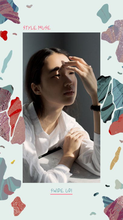 Instagram Story Generator for Fashion Influencers With an Abstract Style 2438k