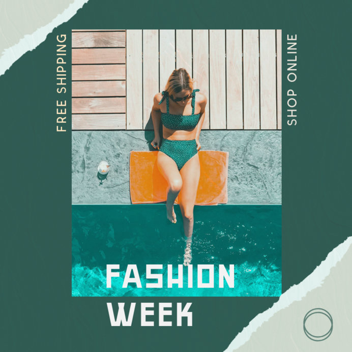 Instagram Post Maker for a Summer Fashion Post