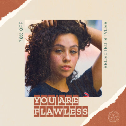 Stylish Instagram Post Template for a Discount Announcement 