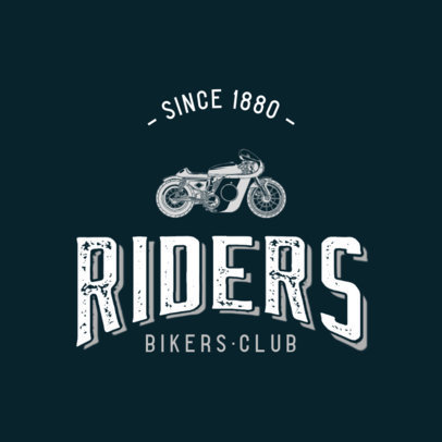 Vintage Logo Maker for a Motorcycle Club