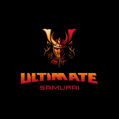 Logo Maker Featuring a Lethal Samurai