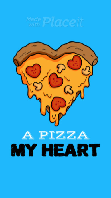 Fun Instagram Story Video Maker with an Animated Pizza Heart