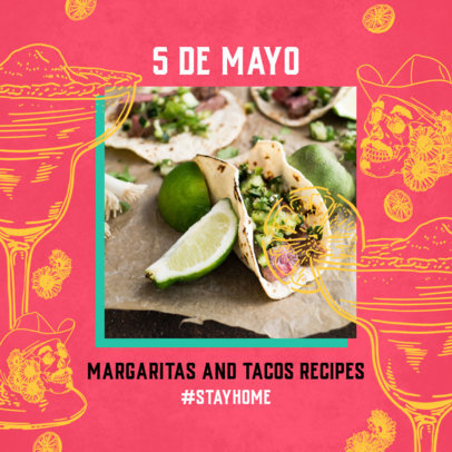 5 de Mayo-Themed Instagram Post Template
