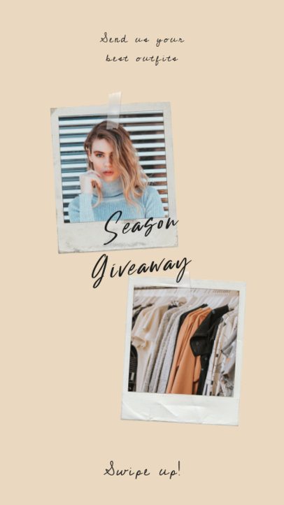 Stylish Instagram Story Maker For a Clothing Brand Promo 919-el1