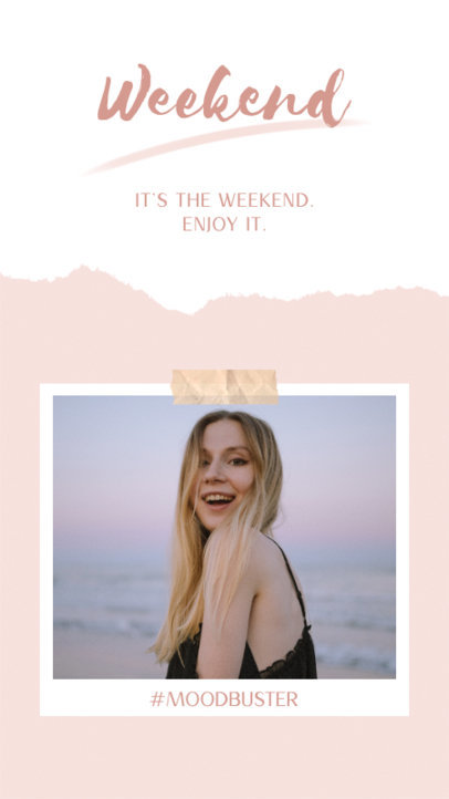 Instagram Story Design Creator with a Joyful Quote