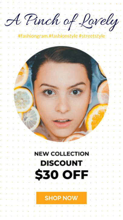 Instagram Story Video Creator for a Discount on a New Collection 