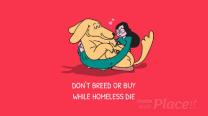 YouTube Ad Template for Pet Adoption Awareness 1826