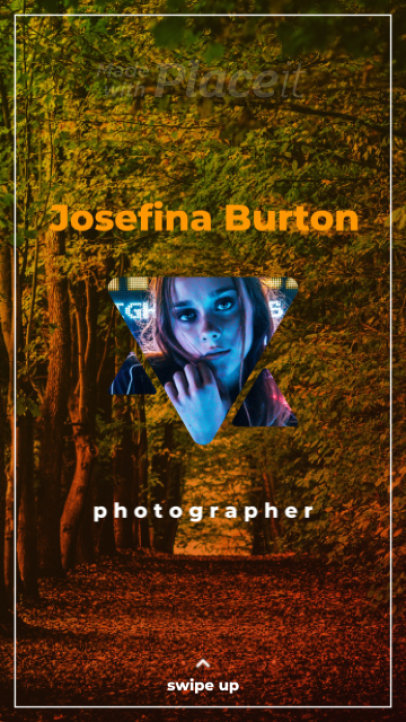 Instagram Story Video Generator for a Photographer's Account