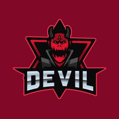 Gaming Logo Maker Featuring Aggressive Character Graphics