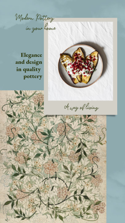 Instagram Story Creator with a Vintage Pattern Picture