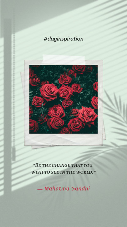 Instagram Story Creator for an Inspirational Post with a Quote